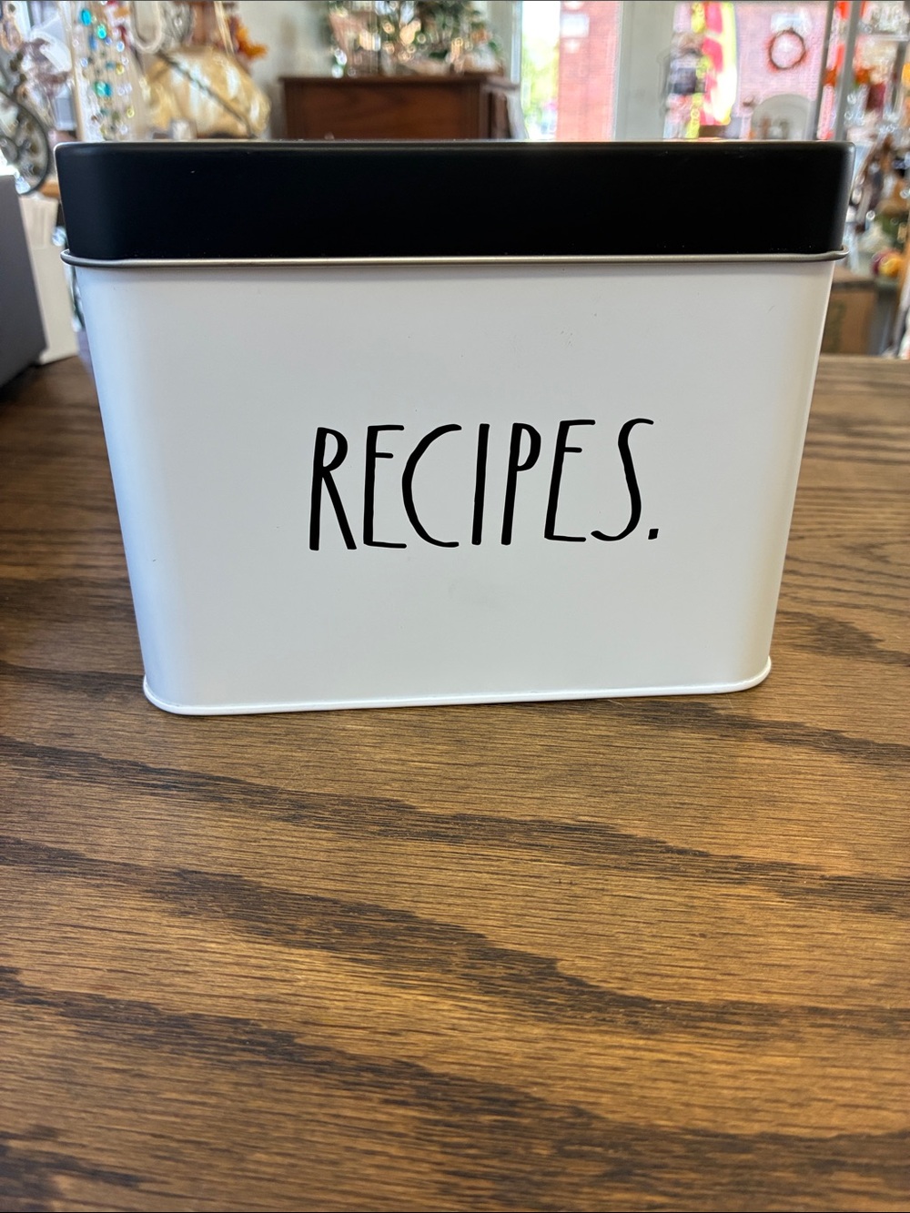 Rae Dunn Recipe Box